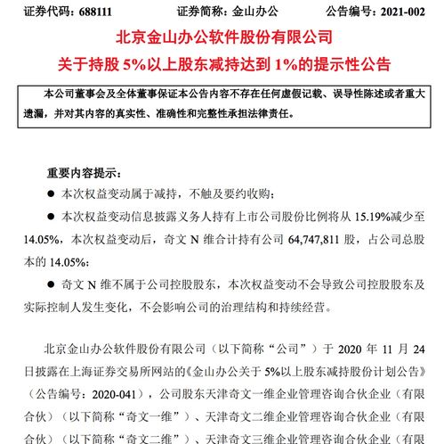 金山辦公業績增長的另一面 雷軍等密集減持,還涉上億元侵權訴訟